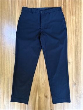 Uniqlo Navy Straight Leg Pants